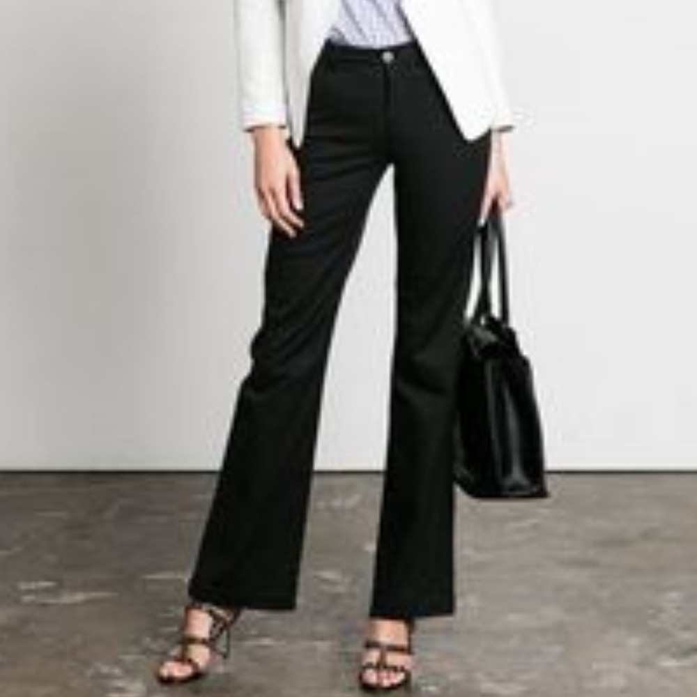 Classic Black Women's Bootcut Pants